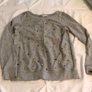 Loft Embellished Sweatshirt